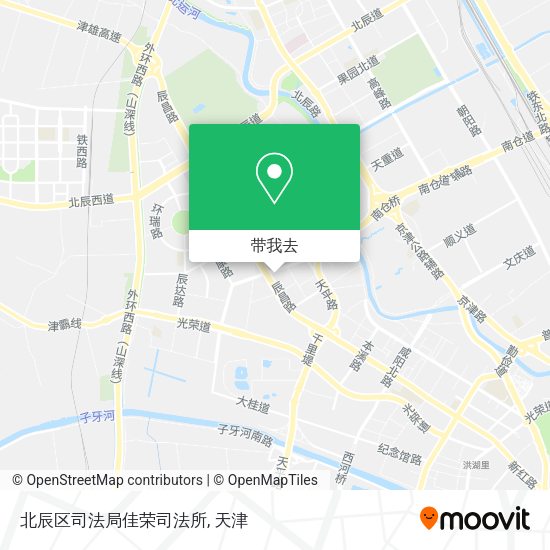 北辰区司法局佳荣司法所地图