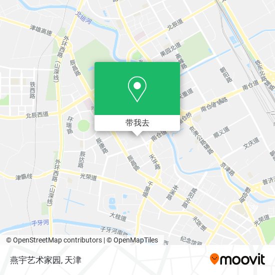 燕宇艺术家园地图