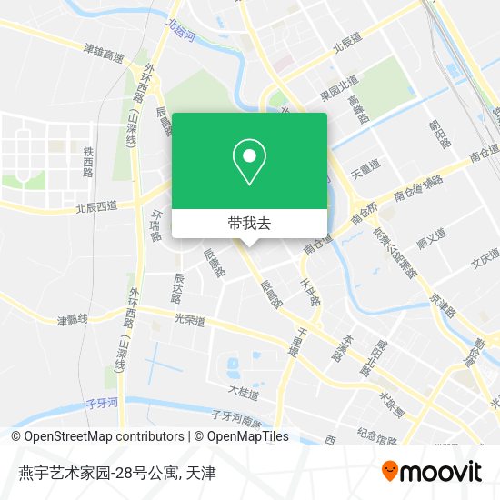 燕宇艺术家园-28号公寓地图