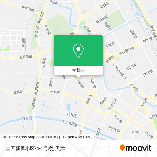 佳园新里小区-4-5号楼地图