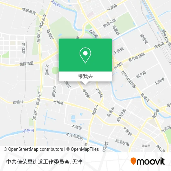 中共佳荣里街道工作委员会地图