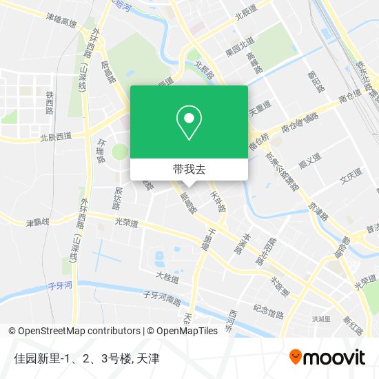 佳园新里-1、2、3号楼地图