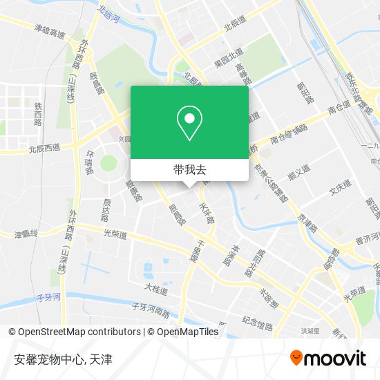 安馨宠物中心地图