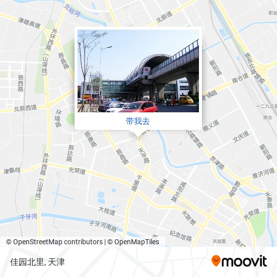 佳园北里地图