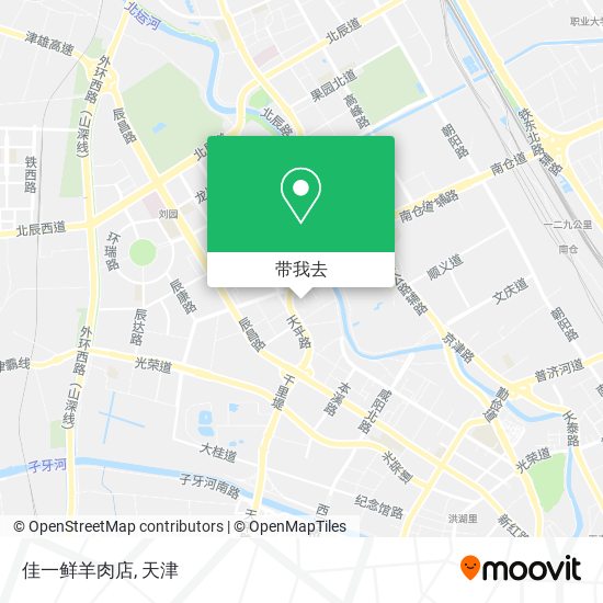 佳一鲜羊肉店地图