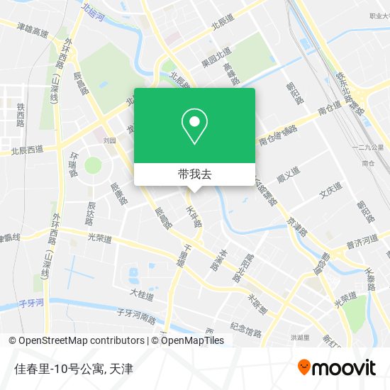 佳春里-10号公寓地图