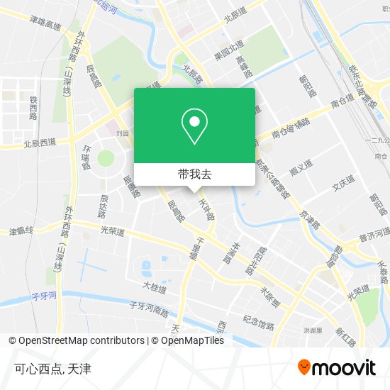 可心西点地图
