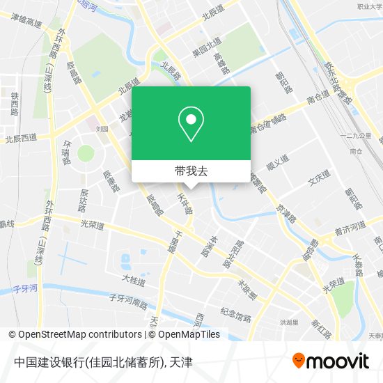 中国建设银行(佳园北储蓄所)地图