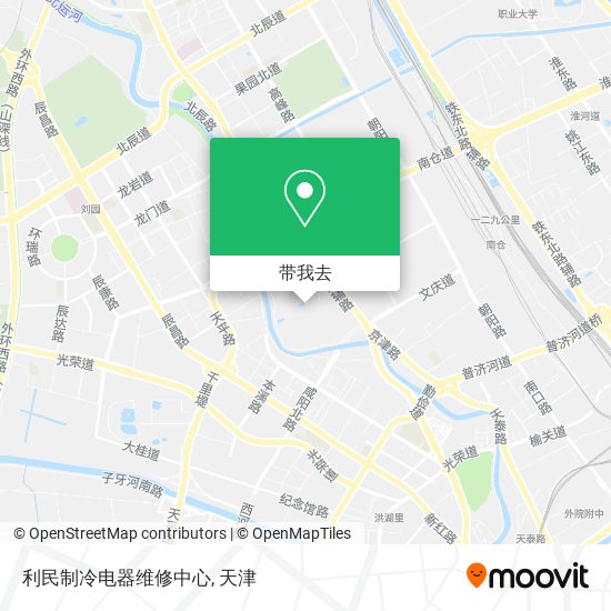 利民制冷电器维修中心地图