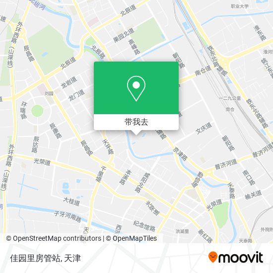 佳园里房管站地图