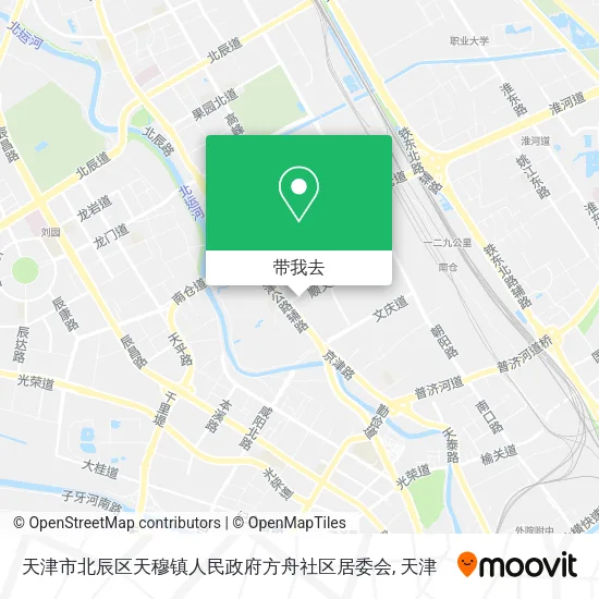 天津市北辰区天穆镇人民政府方舟社区居委会地图
