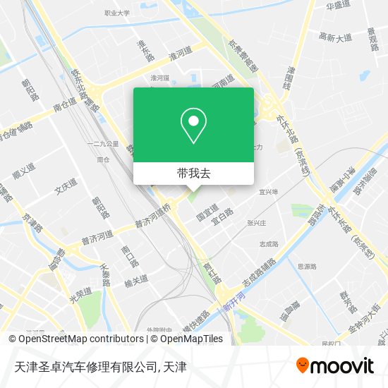 天津圣卓汽车修理有限公司地图