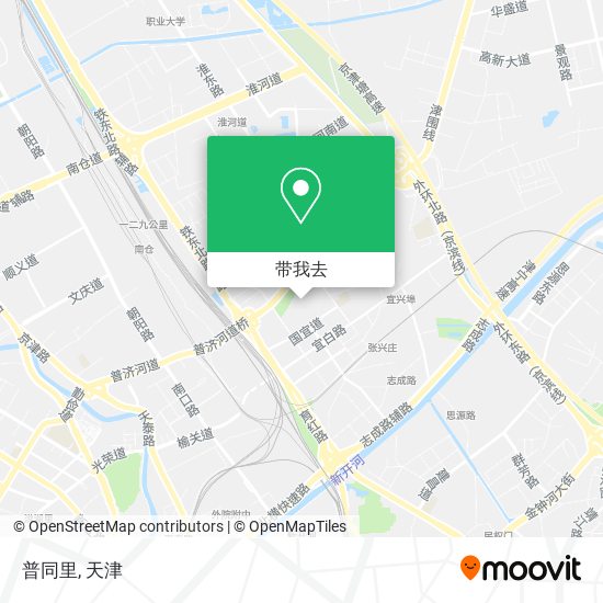 普同里地图