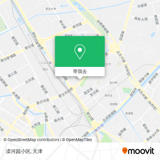 滦河园小区地图