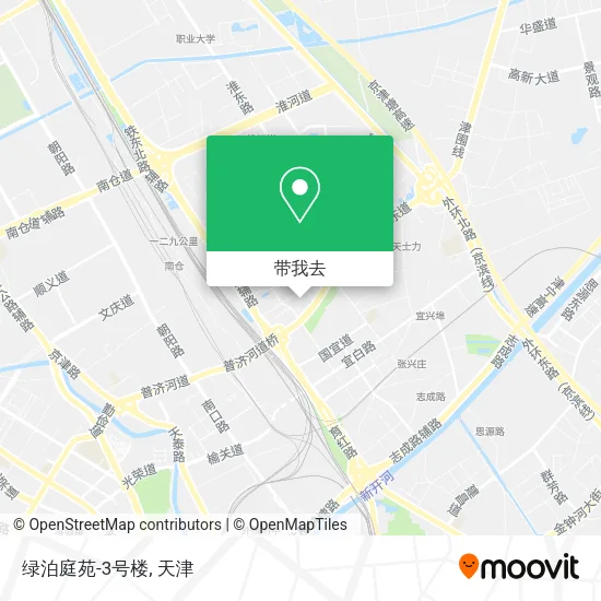 绿泊庭苑-3号楼地图