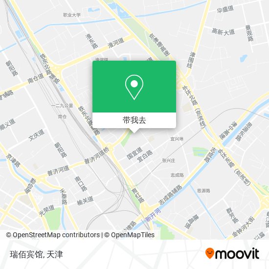 瑞佰宾馆地图