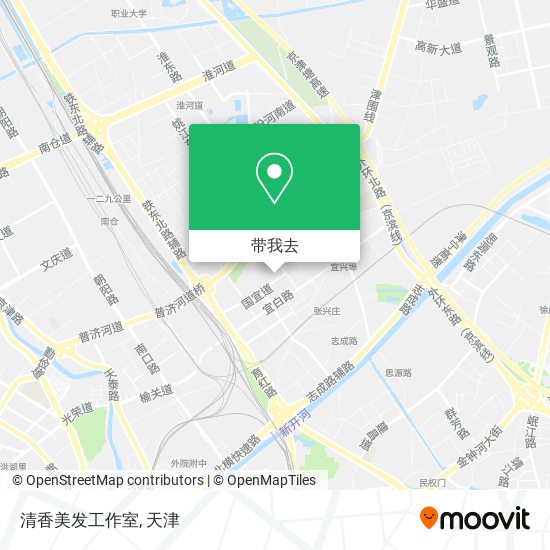清香美发工作室地图