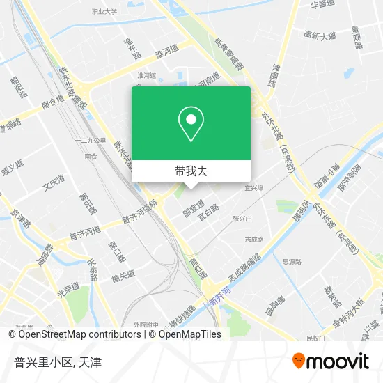 普兴里小区地图