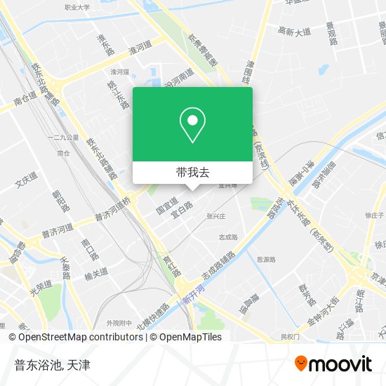 普东浴池地图