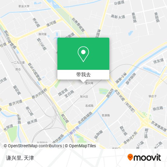 谦兴里地图