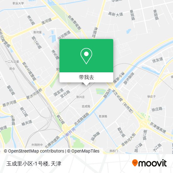 玉成里小区-1号楼地图