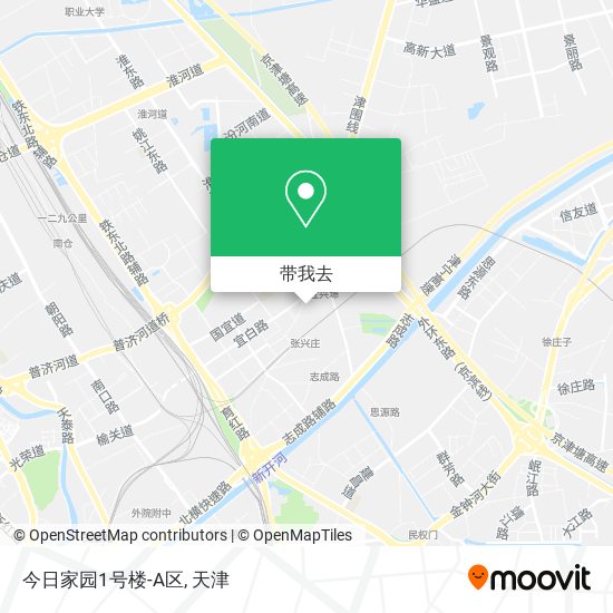 今日家园1号楼-A区地图
