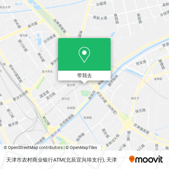 天津市农村商业银行ATM(北辰宜兴埠支行)地图