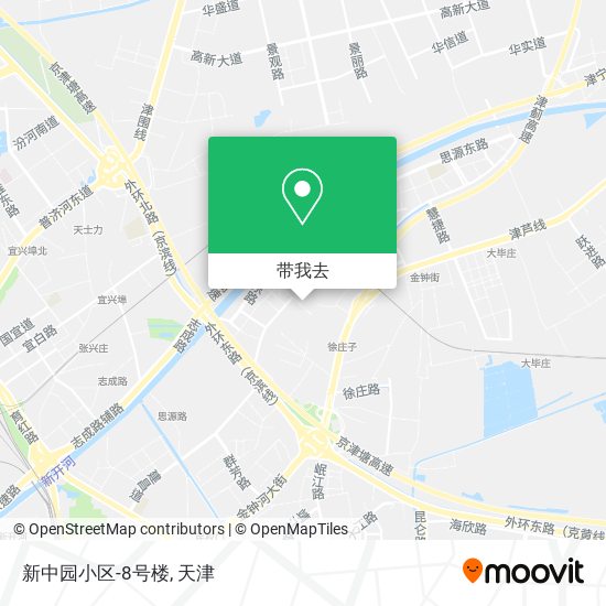 新中园小区-8号楼地图