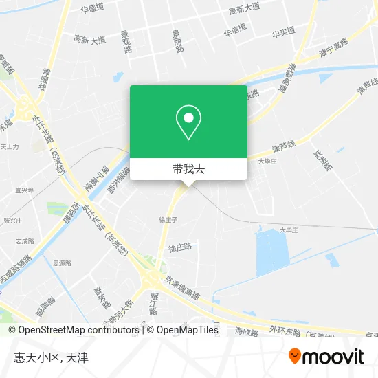 惠天小区地图