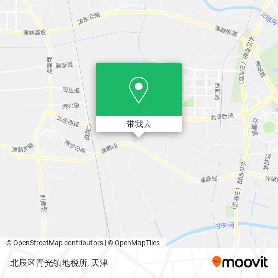 北辰区青光镇地税所地图