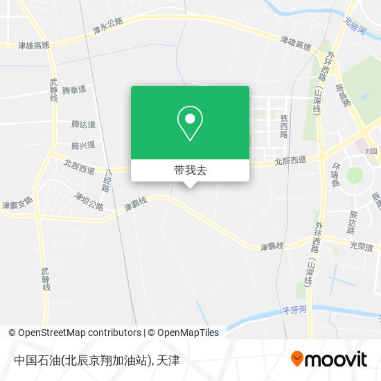 中国石油(北辰京翔加油站)地图