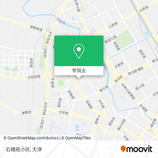 石榴苑小区地图