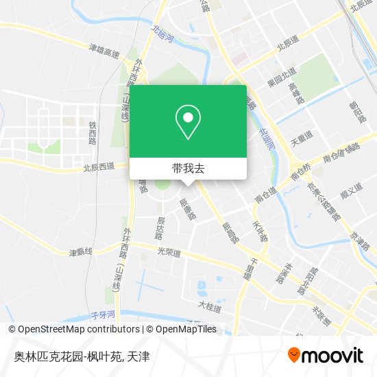 奥林匹克花园-枫叶苑地图