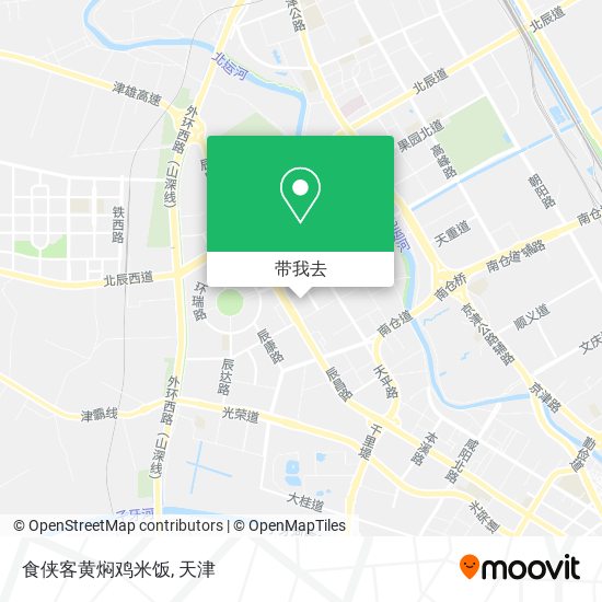 食侠客黄焖鸡米饭地图