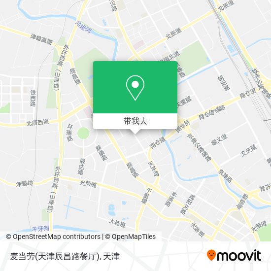 麦当劳(天津辰昌路餐厅)地图