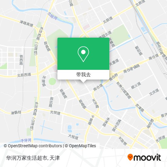华润万家生活超市地图