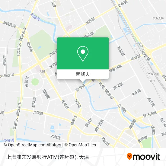 上海浦东发展银行ATM(连环道)地图