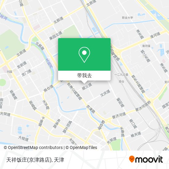 天祥饭庄(京津路店)地图