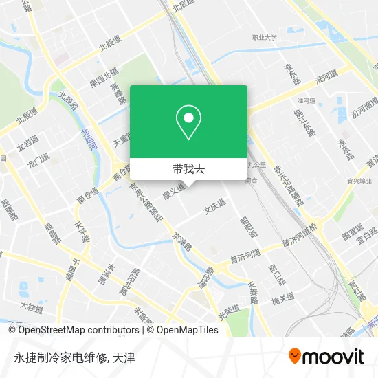 永捷制冷家电维修地图