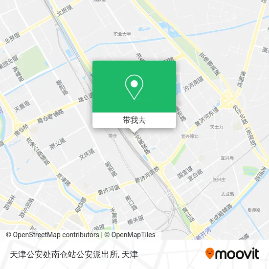 天津公安处南仓站公安派出所地图
