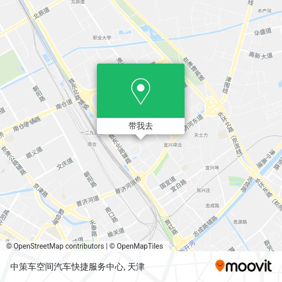 中策车空间汽车快捷服务中心地图