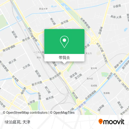 绿泊庭苑地图