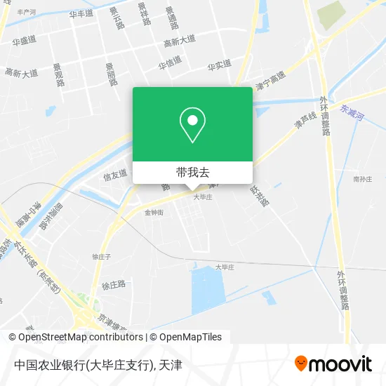 中国农业银行(大毕庄支行)地图