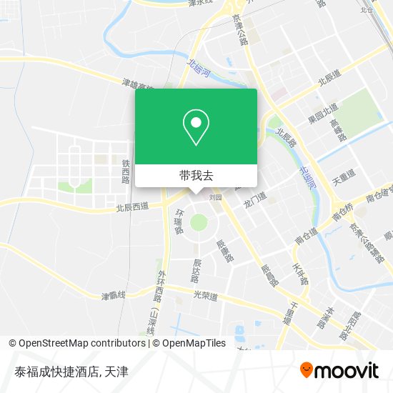 泰福成快捷酒店地图