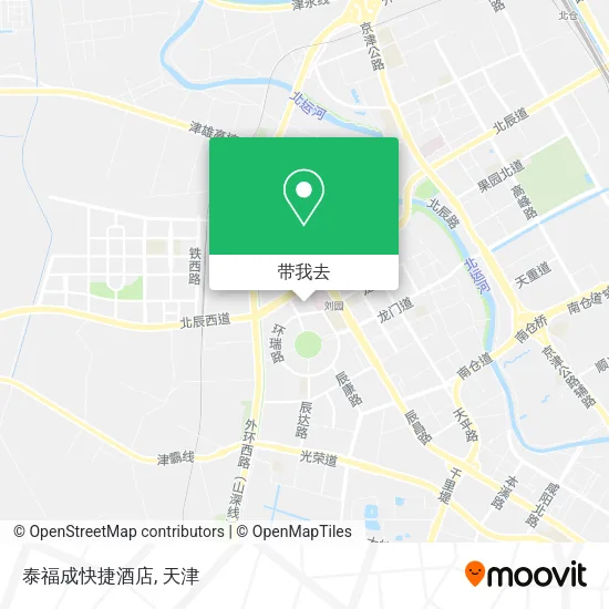 泰福成快捷酒店地图