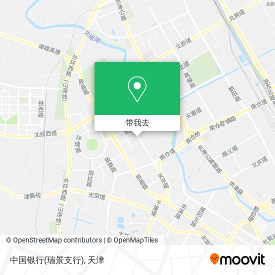 中国银行(瑞景支行)地图
