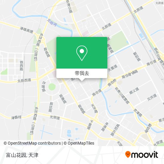 富山花园地图