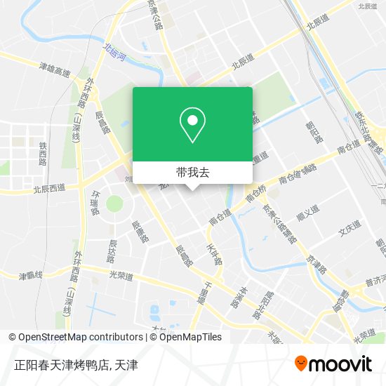 正阳春天津烤鸭店地图