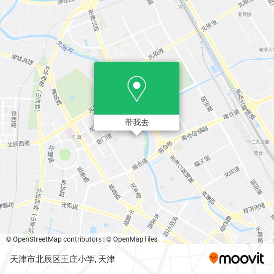 天津市北辰区王庄小学地图