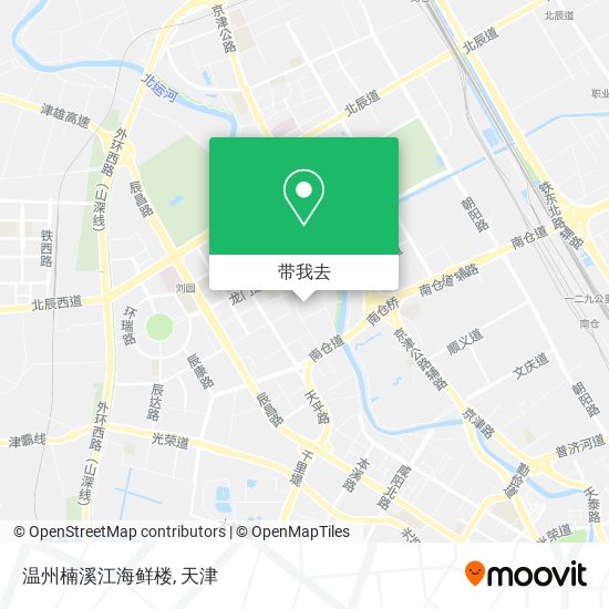 温州楠溪江海鲜楼地图